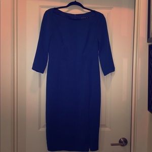 Black Halo 3/4 sleeve sheath dress